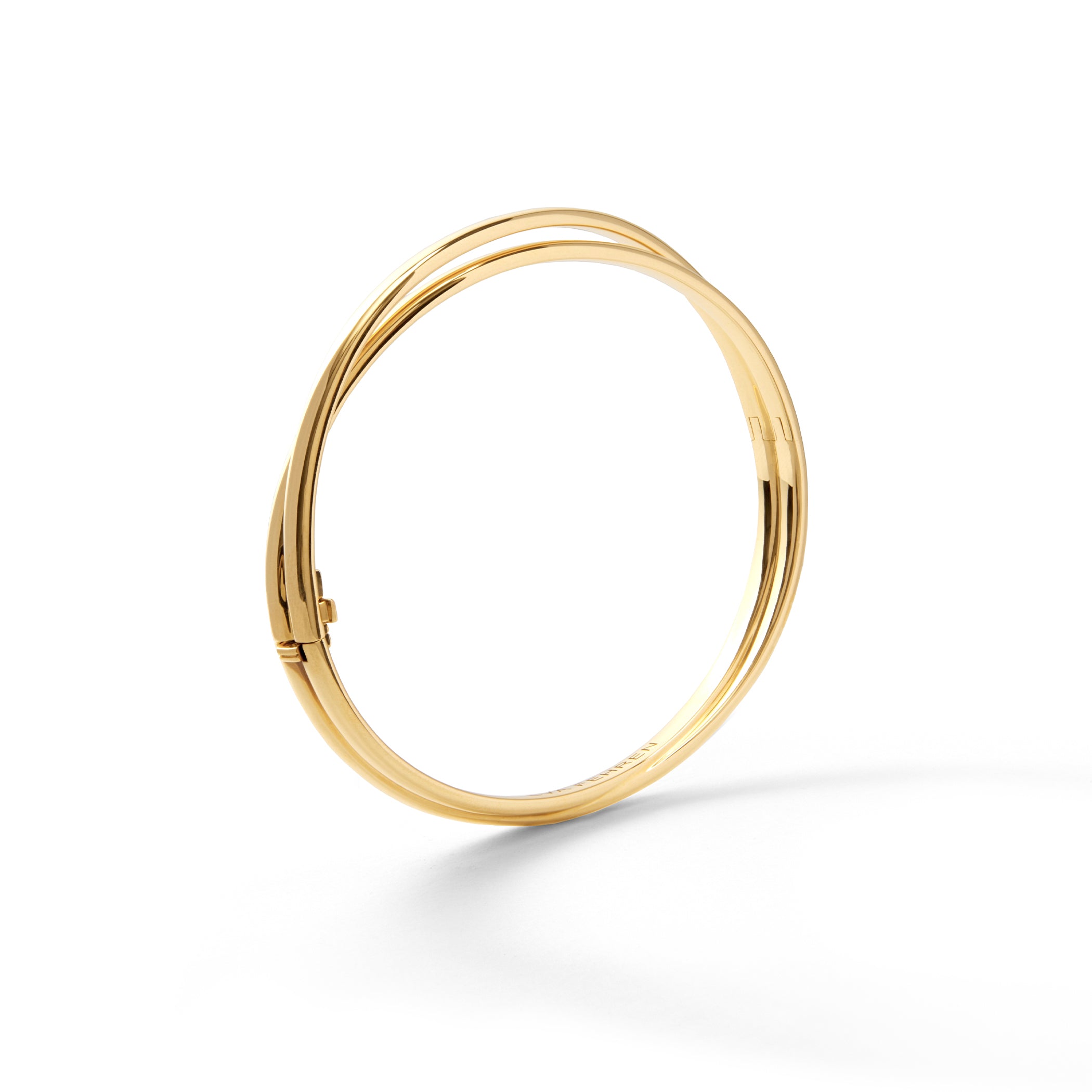 Axis Cuff in Yellow Gold