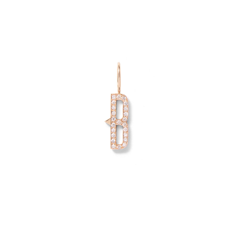 J” Initial Charm 18k Yellow Gold – Katey Walker Jewelry
