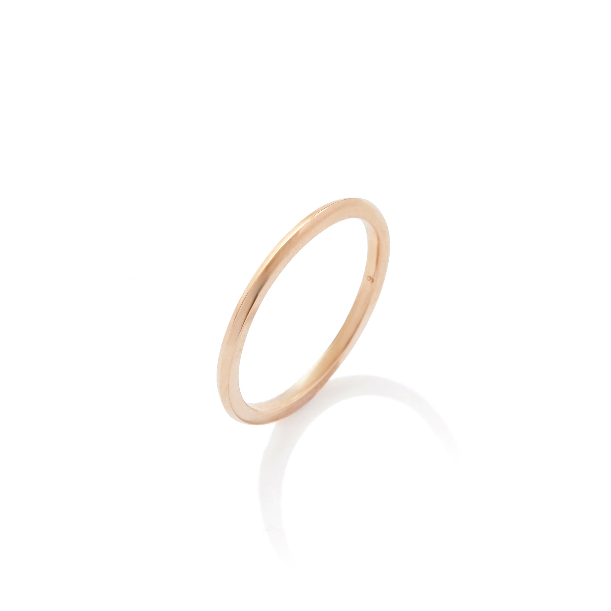 1mm Line Band in 18K Rose Gold